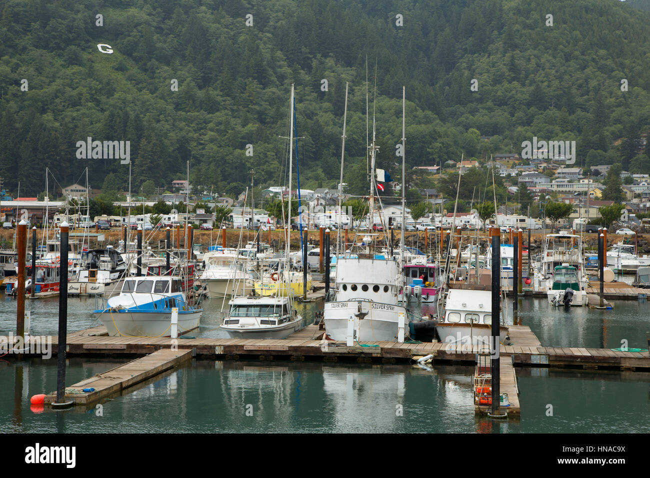 Garibaldi Marina, Garibaldi, Oregon Stock Photo Alamy