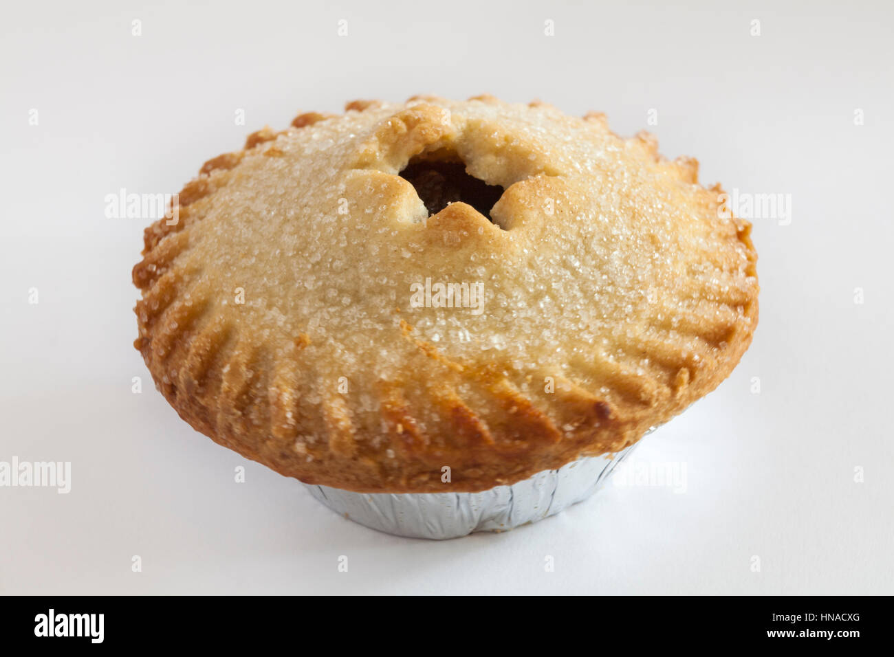 M&S Christmas all butter mince pie isolated on white background Stock ...