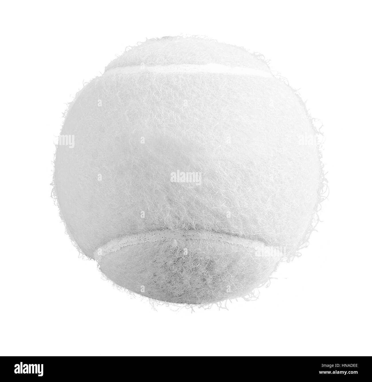 White Tennis Ball Stock Photo