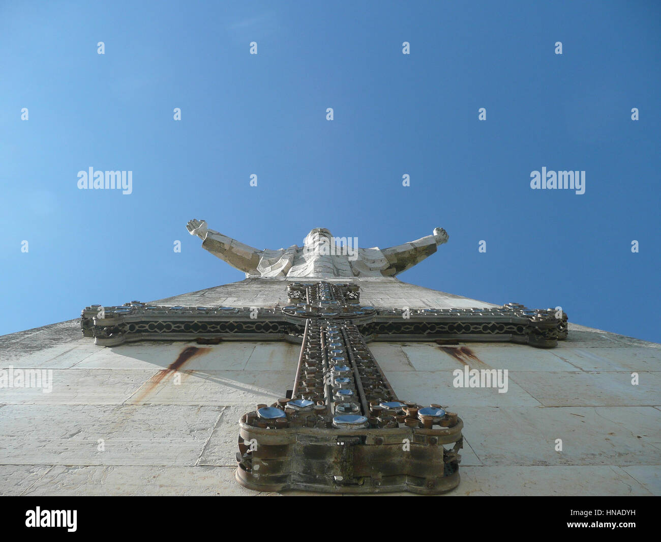 statue of jesus christ in blue sky Stock Photo - Alamy
