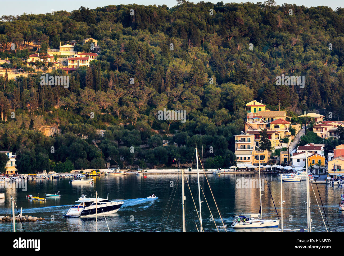 Lakka Harbour, Paxos, Greece Stock Photo - Alamy