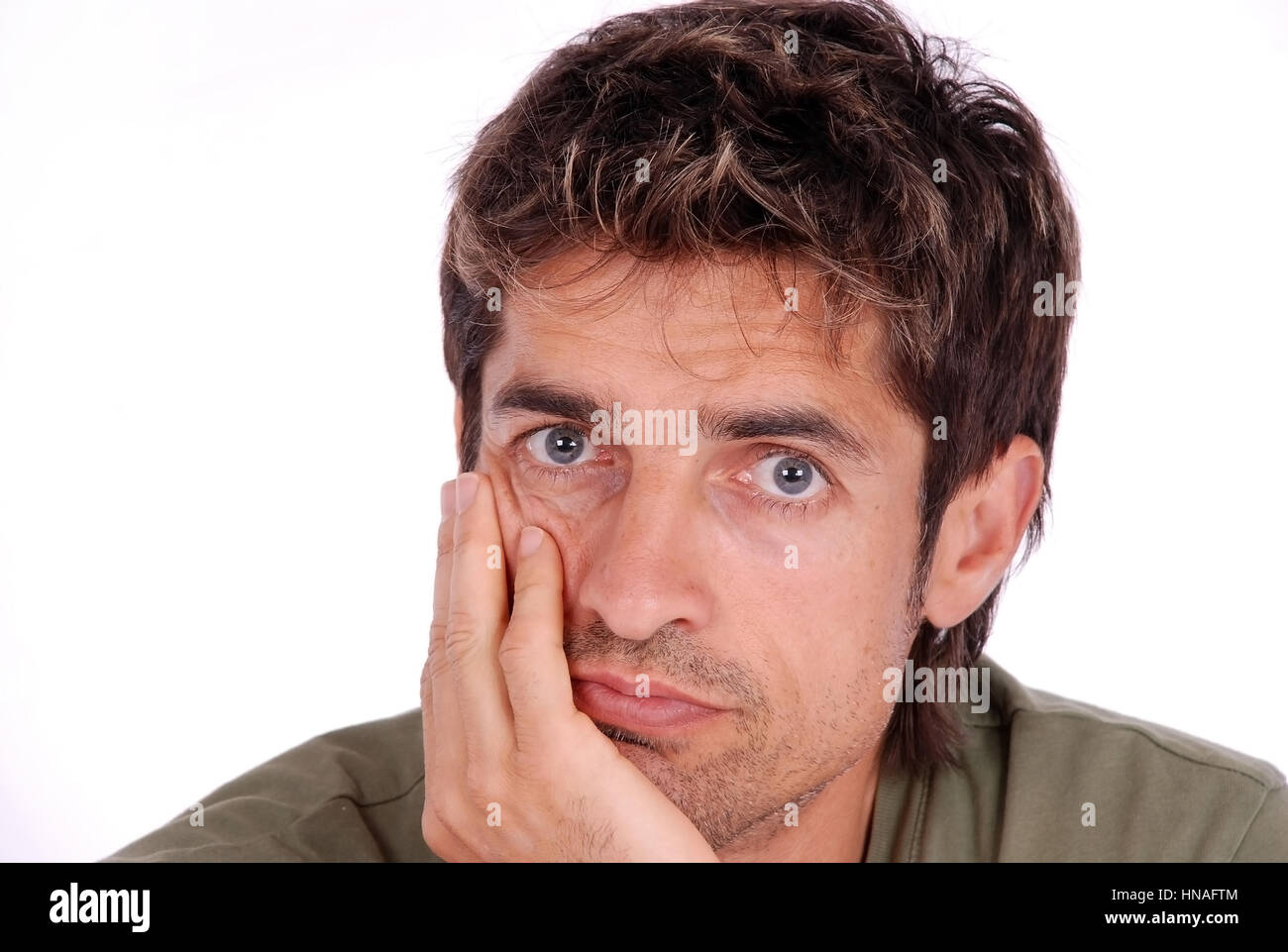 Mann im Portrait, 40+ - man in portrait, 40 + Stock Photo - Alamy