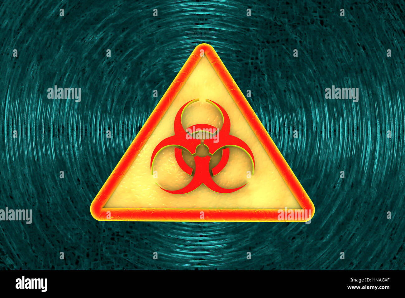Biohazard sign, illustration Stock Photo