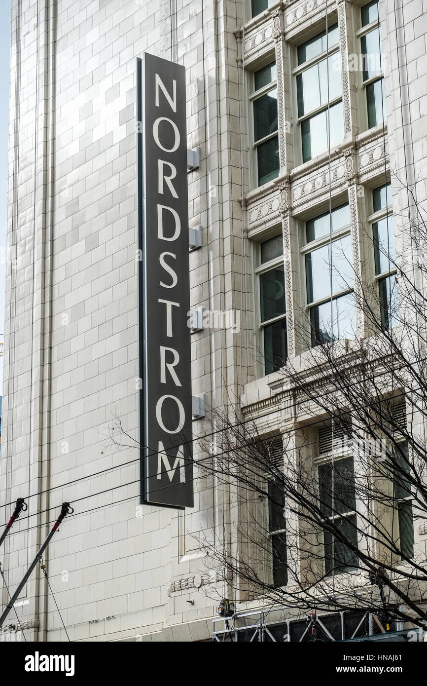 Nordstrom Building in Downtown Seattle, Clothing Shopping Store Editorial  Image - Image of store, united: 122355800