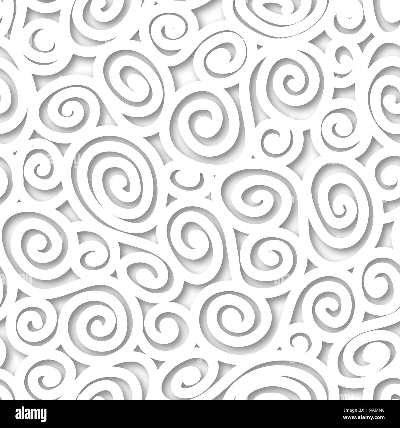 Abstract white background in 1960s  lined seamless pattern.  Spiral texture. Black and white structure Stock Vector Image & Art - Alamy