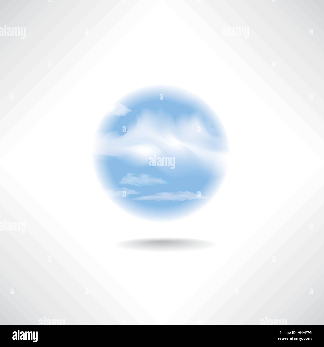 Cloud icon. i-cloud button Stock Vector