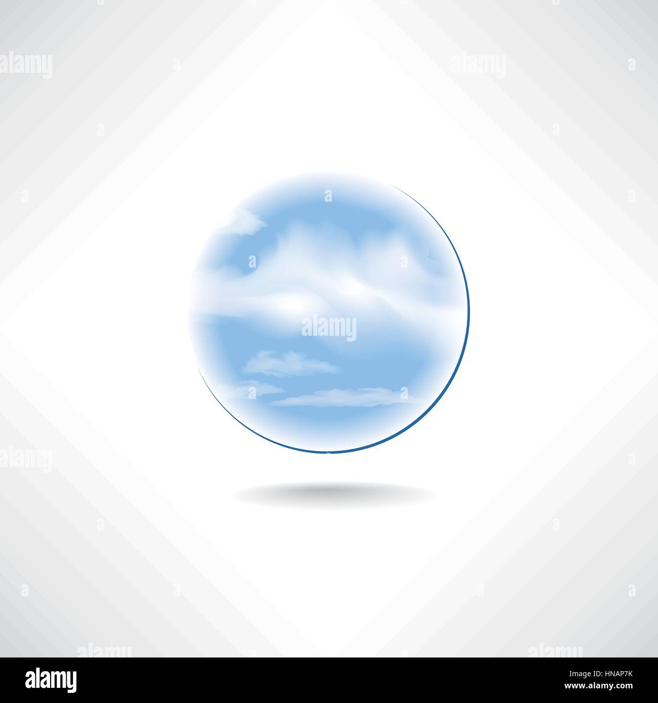 Cloud icon. i-cloud button Stock Vector