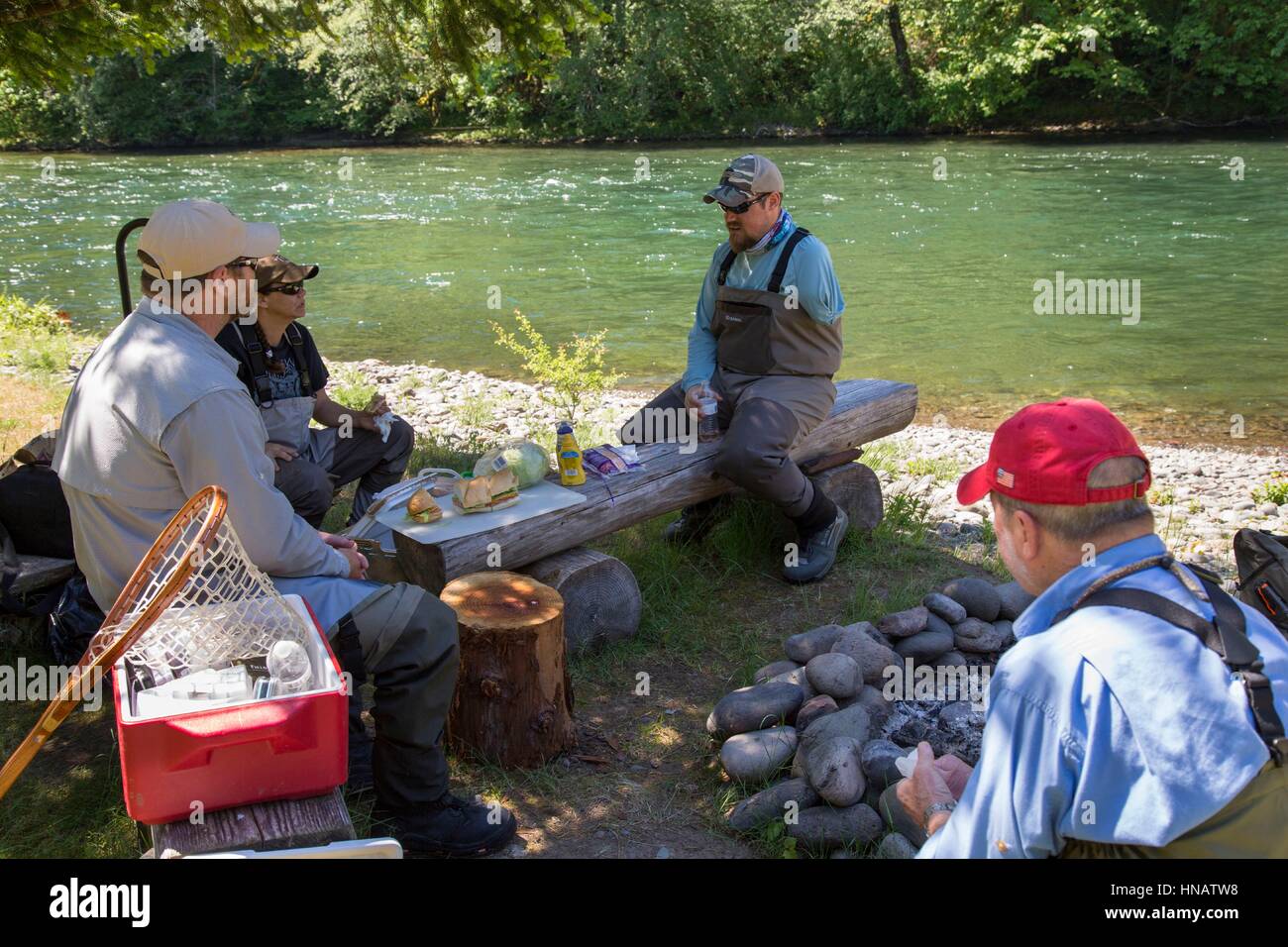 Project Healing Waters Fly Fishing program on the McKenzie River
