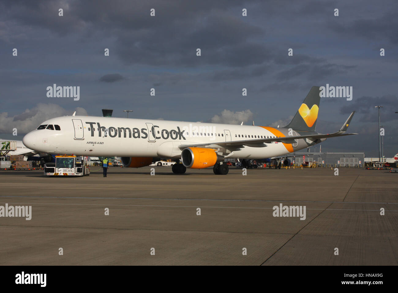 THOMAS COOK A321 Stock Photo