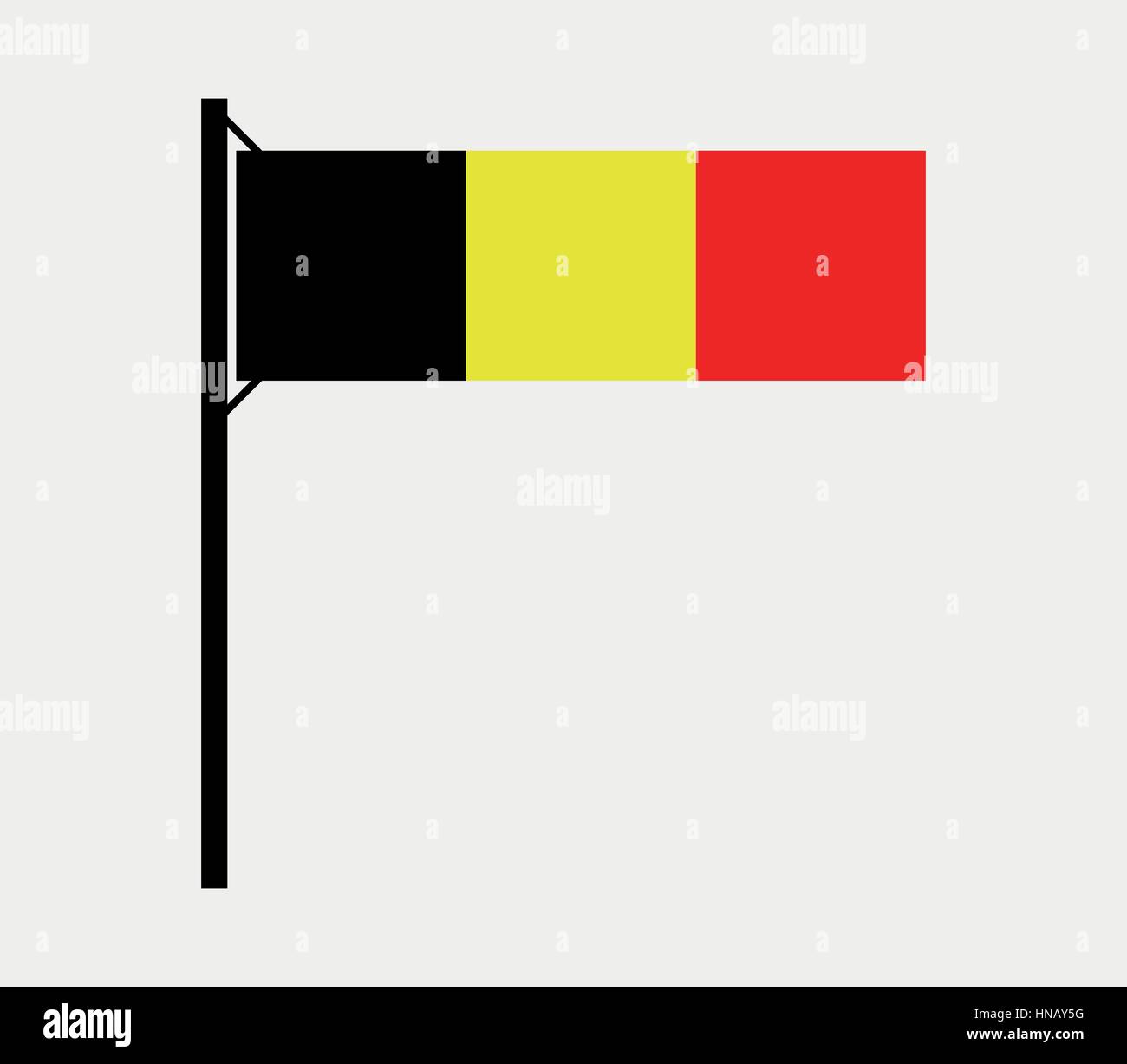 icon flag of belgium illustrated in vector on white background Stock ...