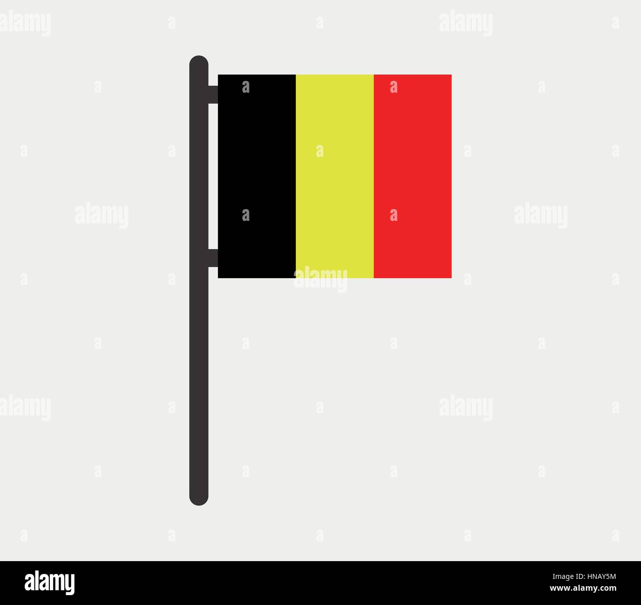 icon flag of belgium illustrated in vector on white background Stock ...