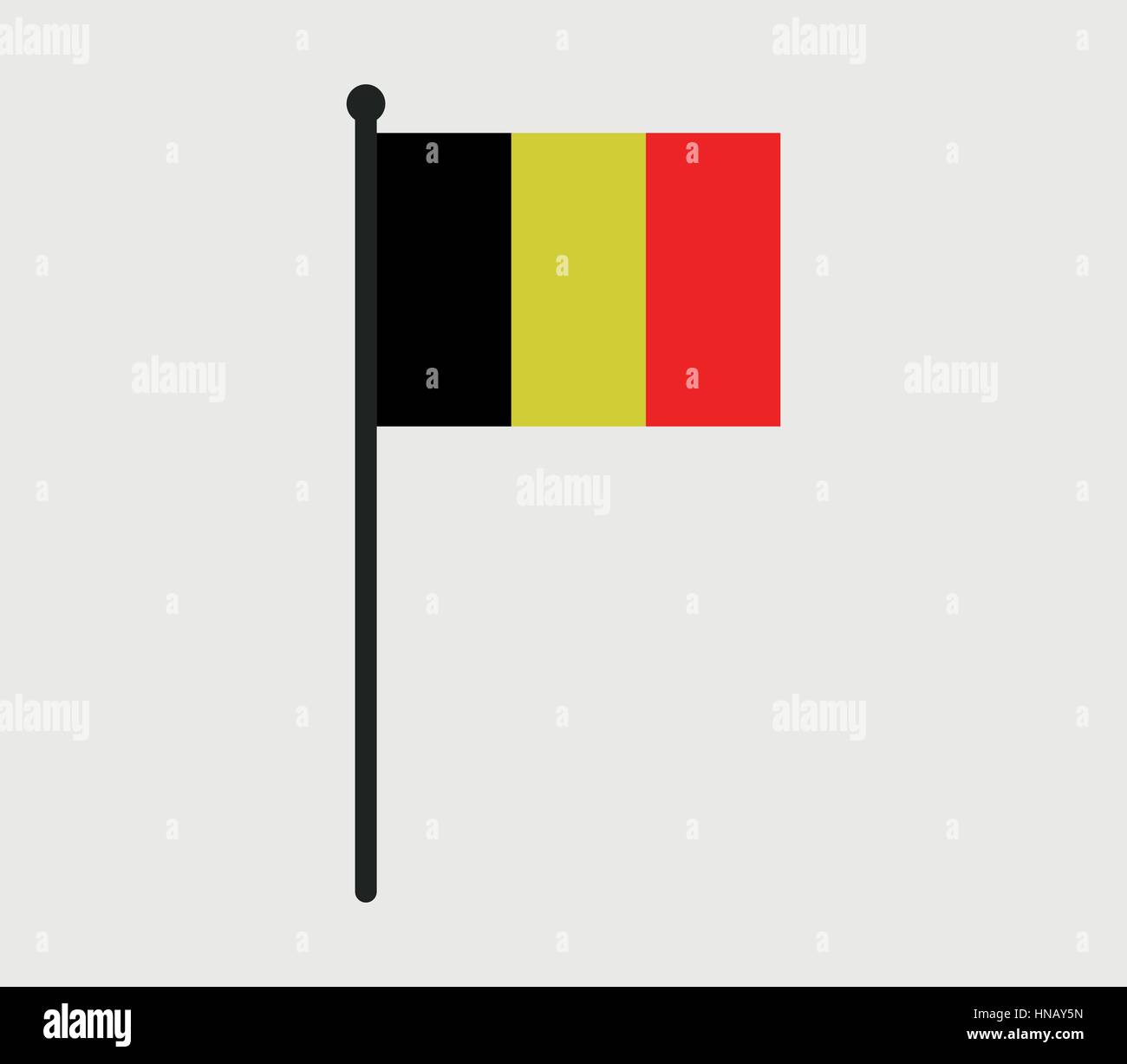 icon flag of belgium illustrated in vector on white background Stock ...