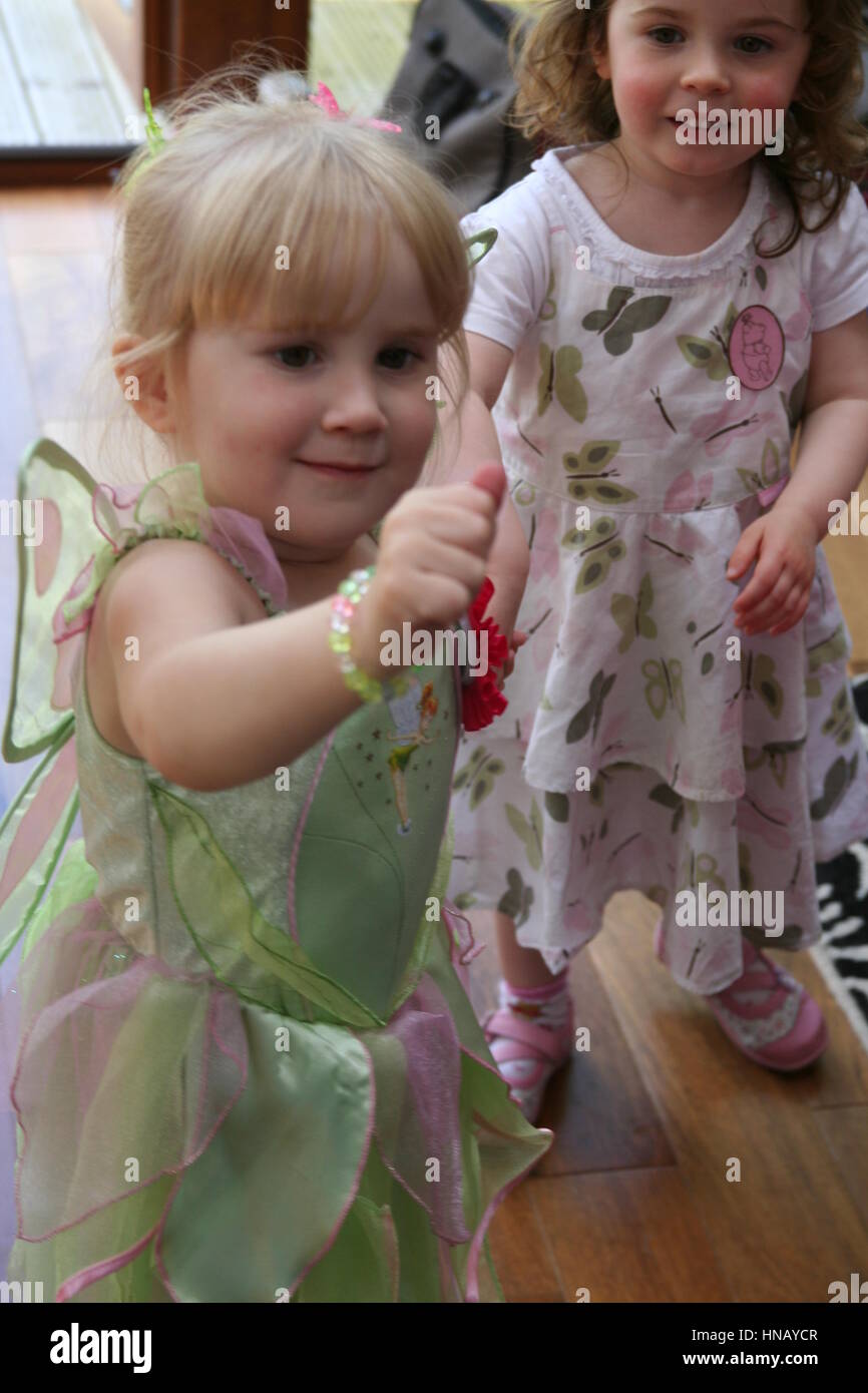 Tinkerbell childrens kids birthday party for a 3 year old little girl