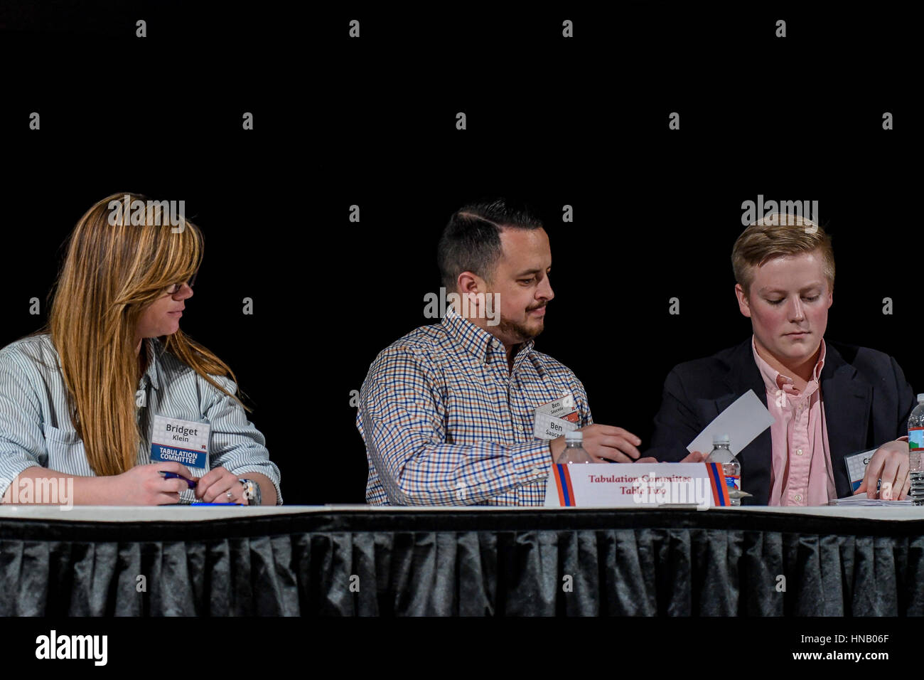 Members of the tabulation committee of the 4th Kansas congressional