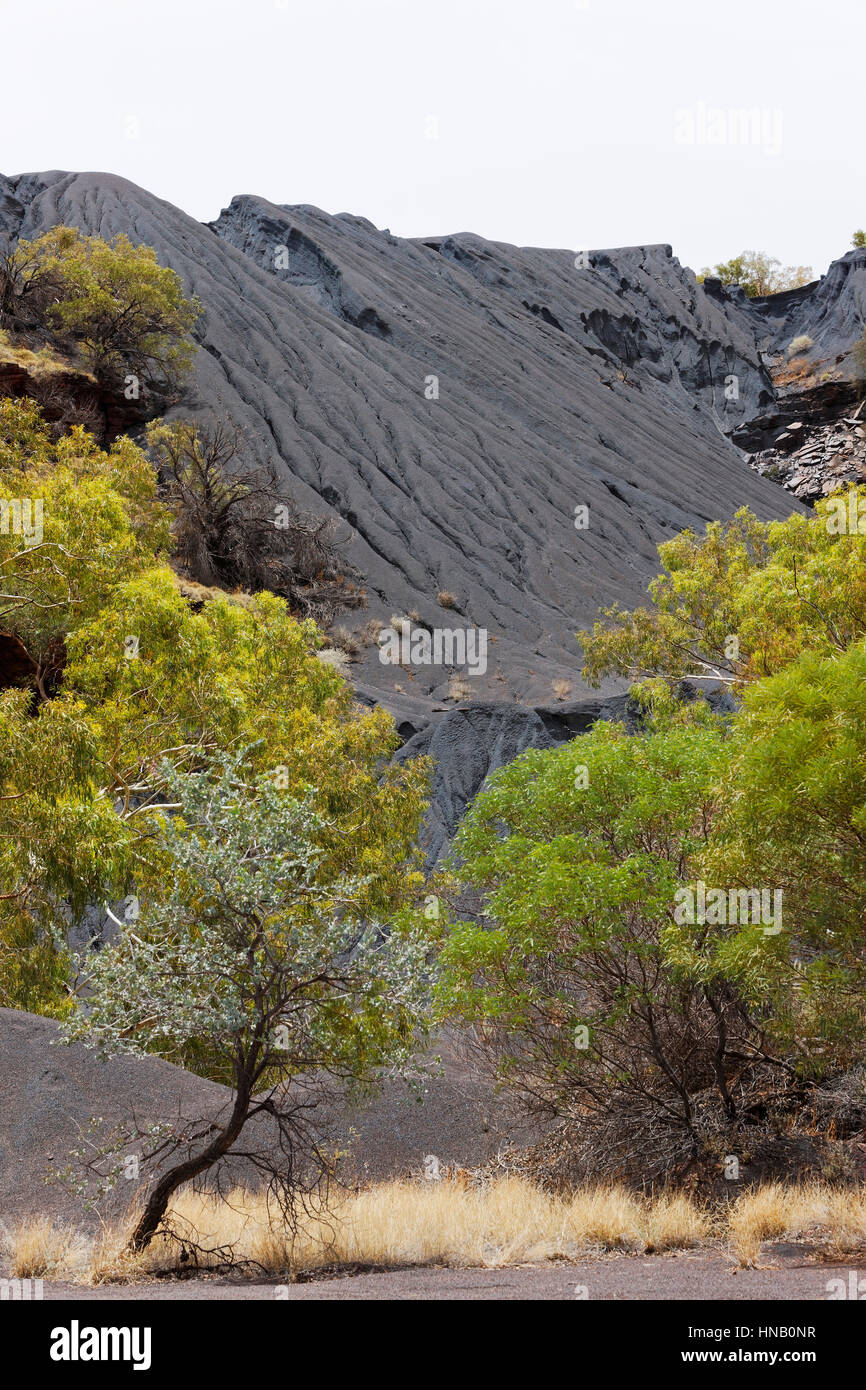 Asbestos tailings dump, Witenoom, Pilbara, Western Australia Stock
