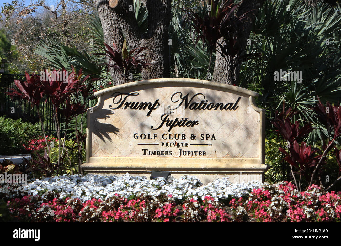 Trump National Golf Club and Spa in Jupiter. The club is 35 minute