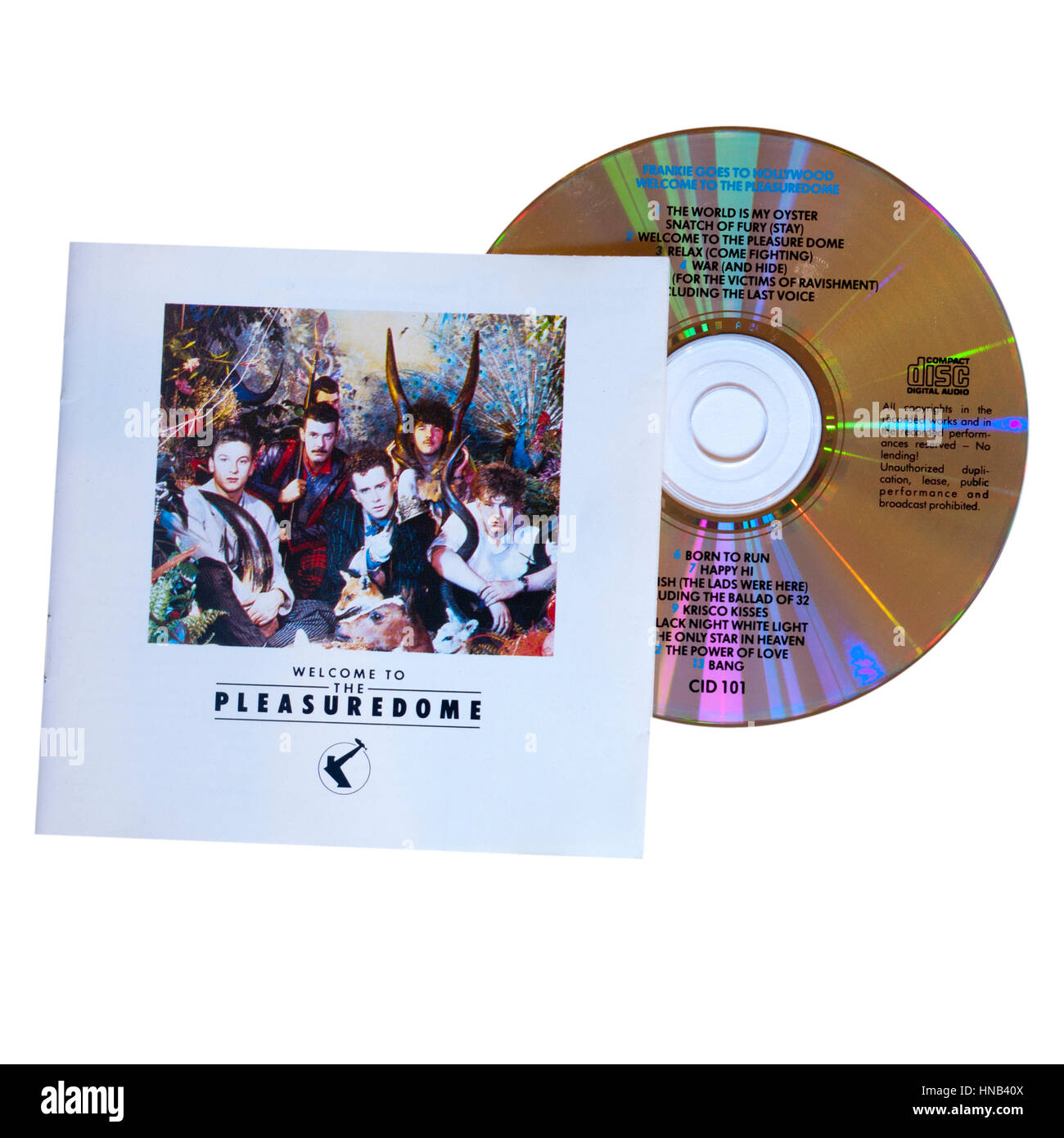 Frankie Goes To Hollywood Welcome to the Pleasuredome Music CD Stock Photo  - Alamy