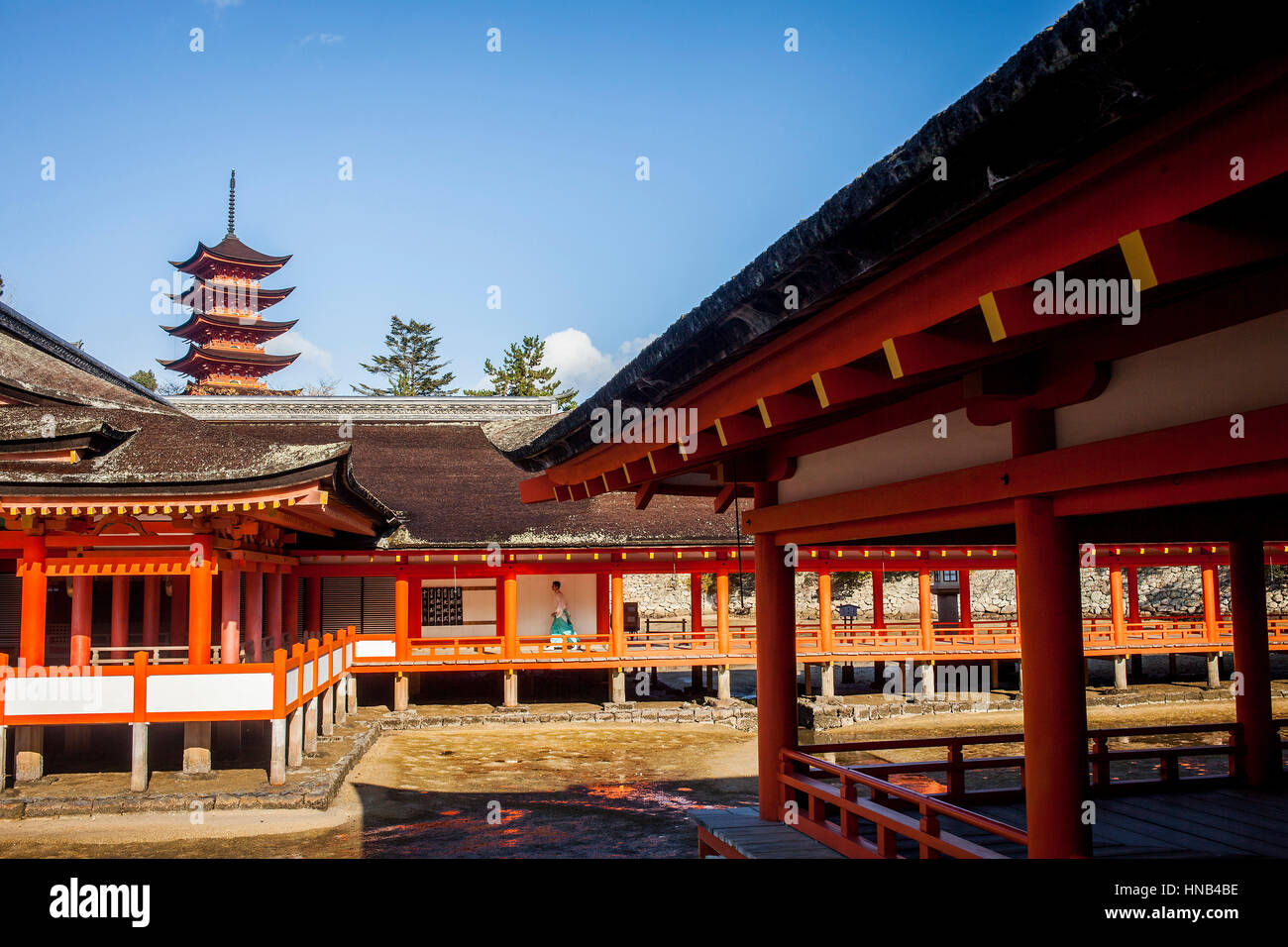 Shrine Complex Itsukushima Shinto Shrine complex, in Itsukushima Island. Also called ...