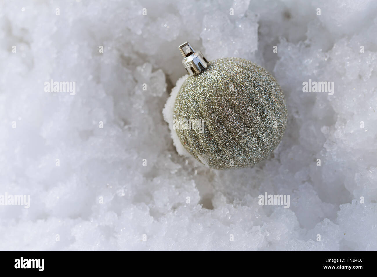 White silver christmas decorations hi-res stock photography and images ...