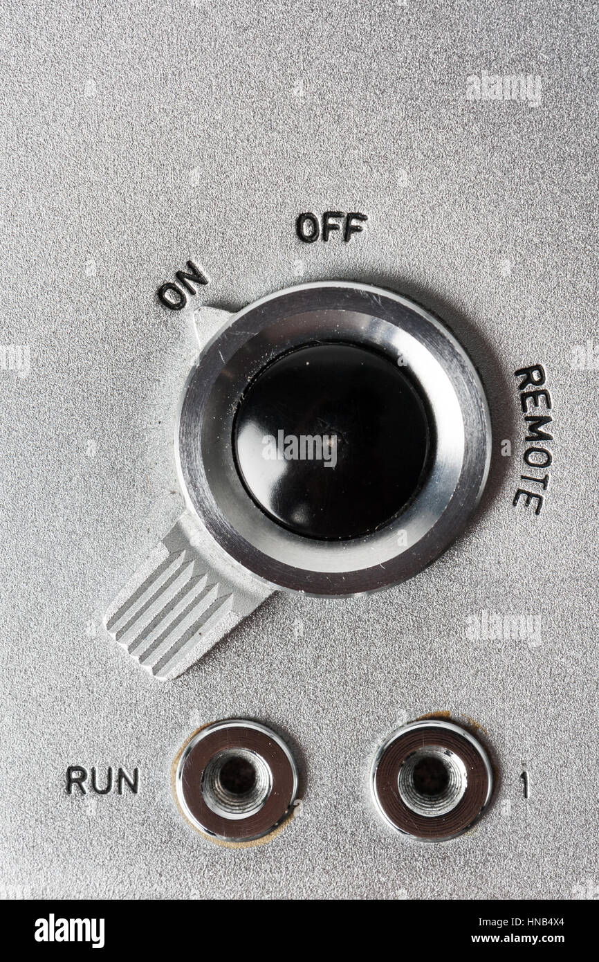 Switch vintage on off switch hi-res stock photography and images - Alamy