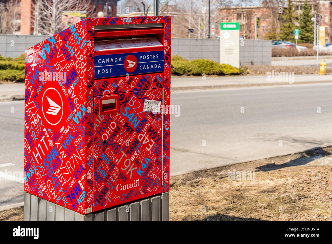 Canada post mailbox hires stock photography and images Alamy