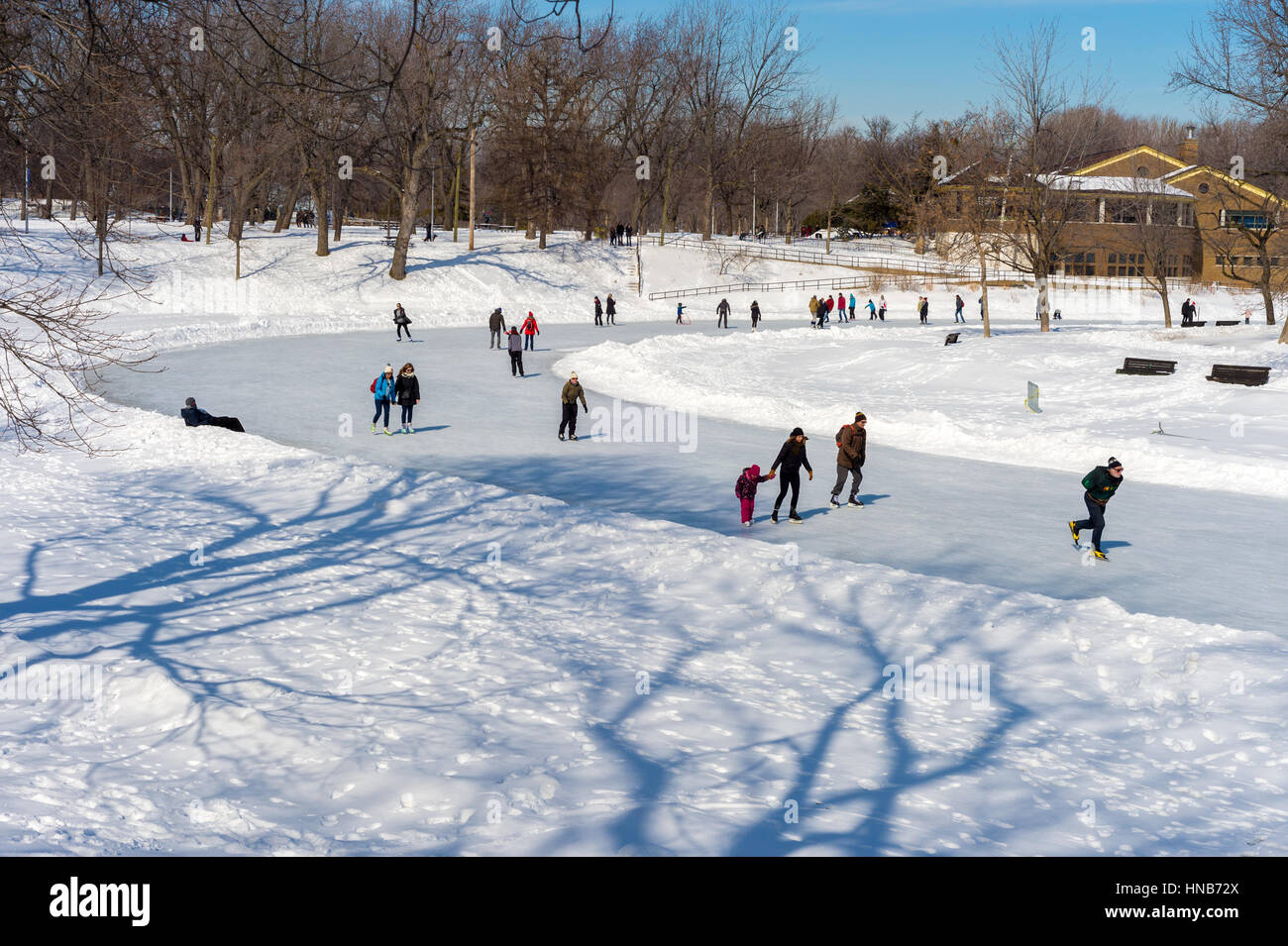 Quebec city ice skating hires stock photography and images Alamy