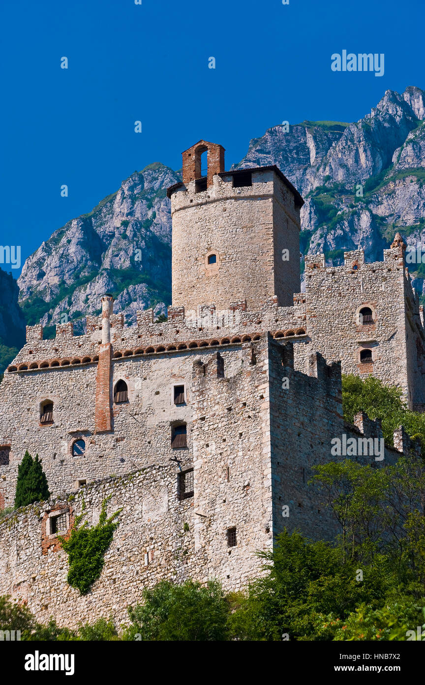 Italy Trentino Alto Adige Sabbionara d’Avio castle Stock Photo