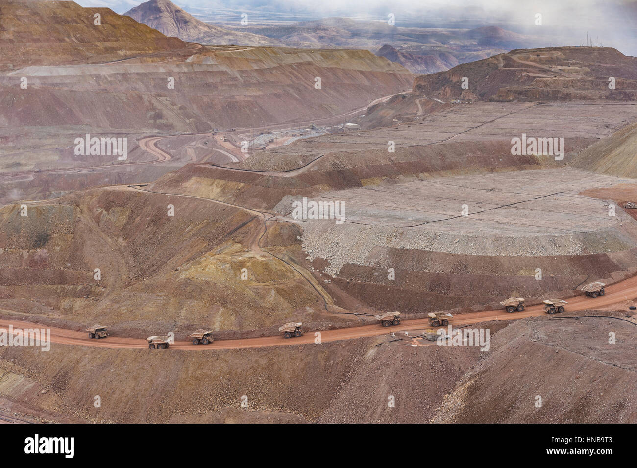 Copper Mine, Arizona, USA Stock Photo