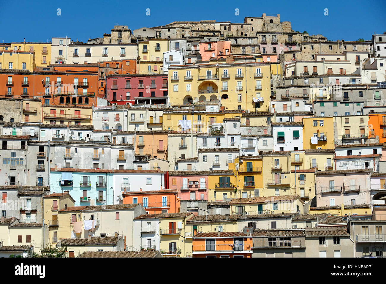 Village of Calitri, Italy, Campania, Avellino, Irpinia district Stock Photo