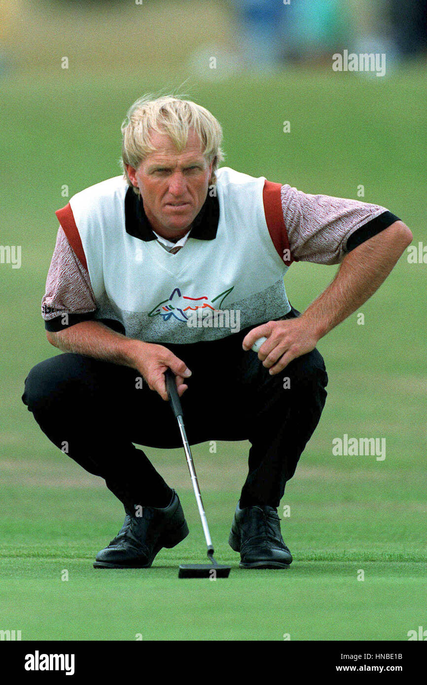 GREG NORMAN AUSTRALIA 18 July 1992 Stock Photo - Alamy