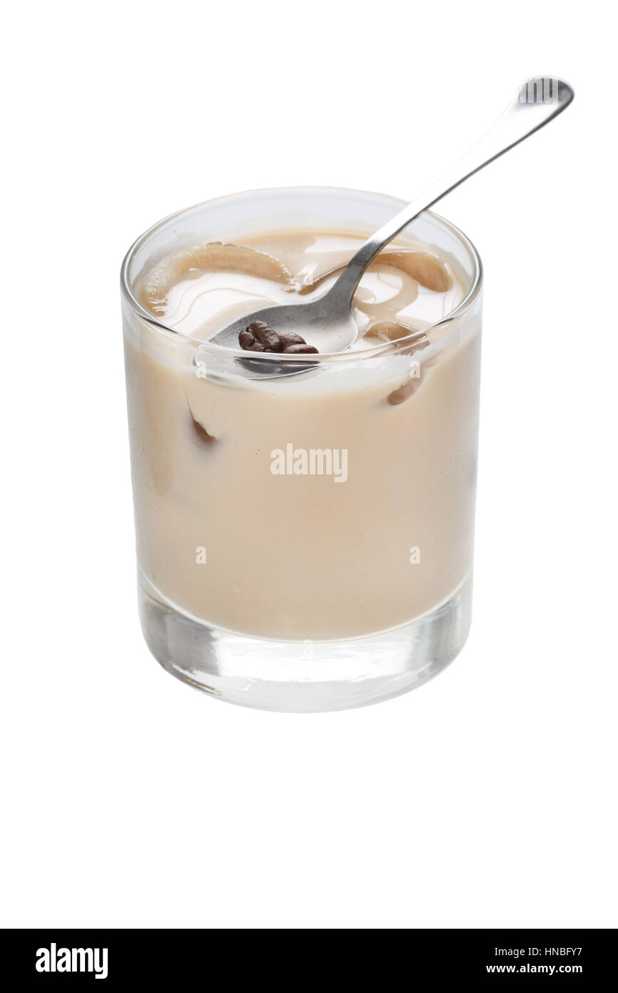 Baileys in a glass close-up Stock Photo