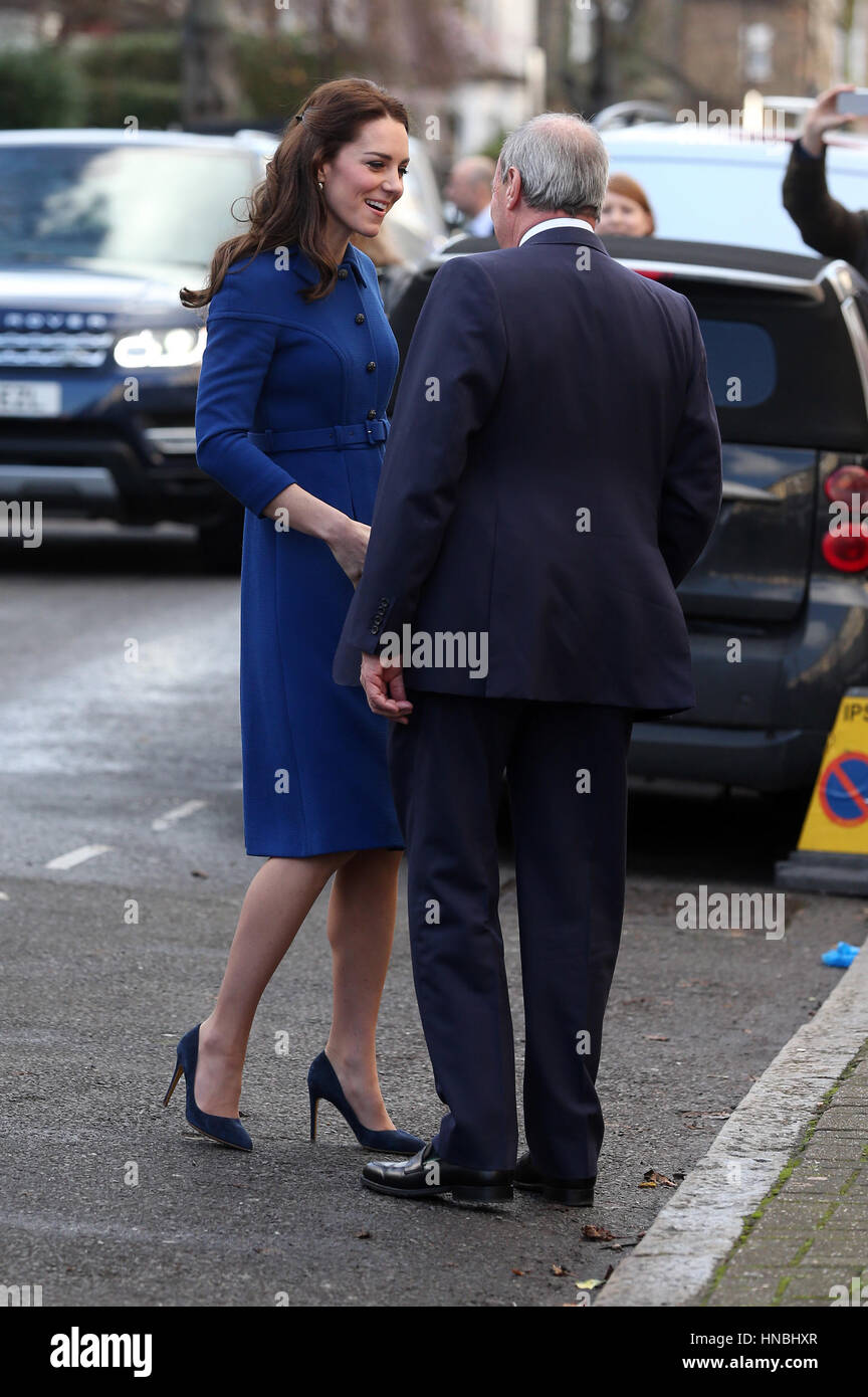 Duchess of Cambridge arrives at The Anna Freud Centre’s Early Years