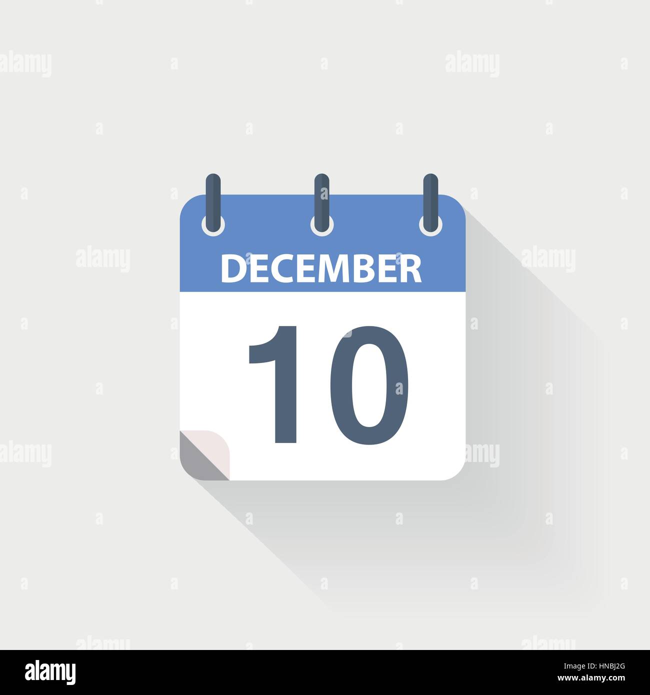 10 december icon Stock Vector Images Alamy