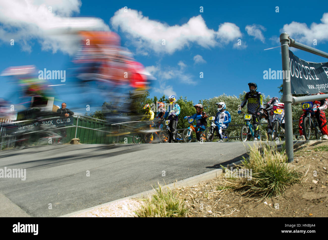 Track racing bikes hi-res stock photography and images - Alamy