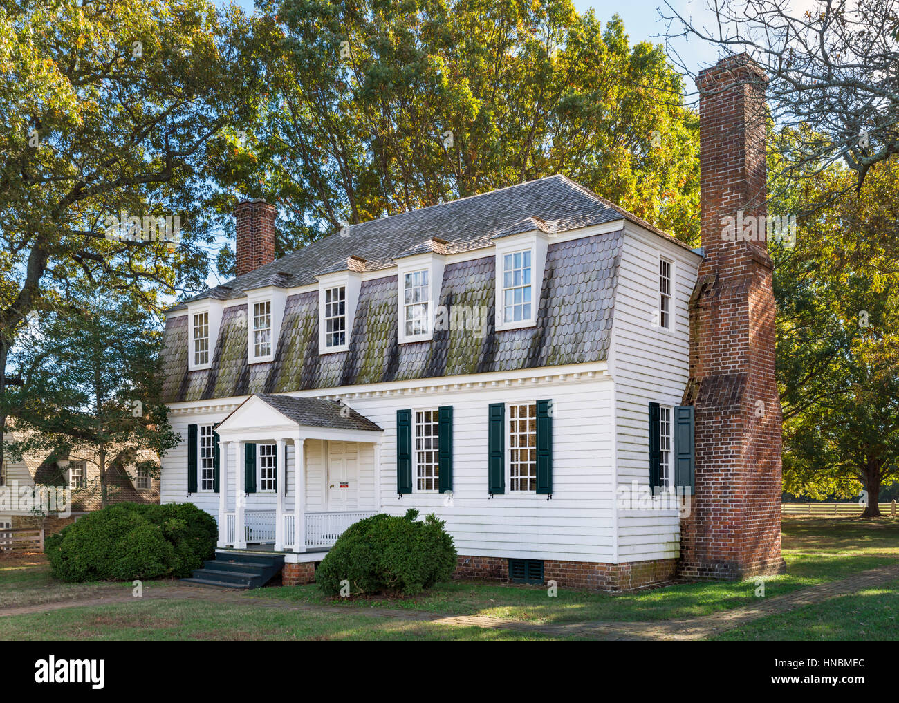 Yorktown, Virginia, USA. The Moore House in the Colonial National Park
