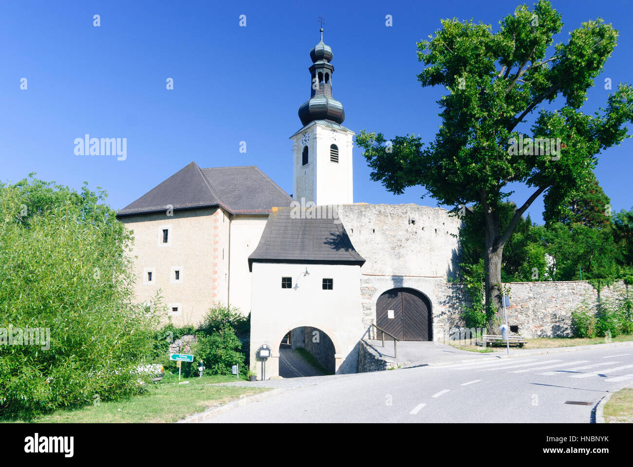 Gloggnitz, Gloggnitz Castle, Wiener Alpen, Alps, Niederösterreich, Lower Austria, Austria Stock Photo