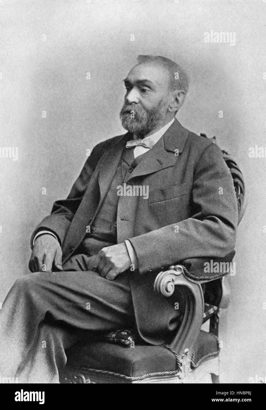 ALFRED NOBEL  01 January 1885 Stock Photo