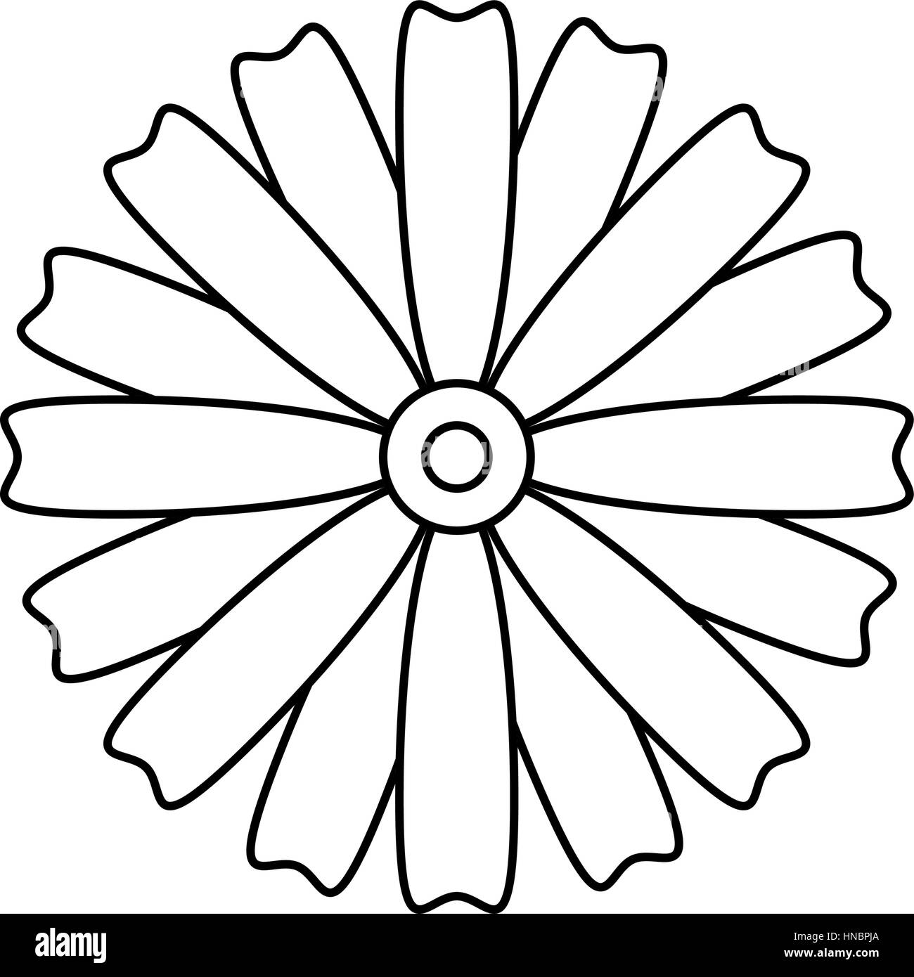 women day flower floral icon thin line vector illustration eps 10 Stock ...