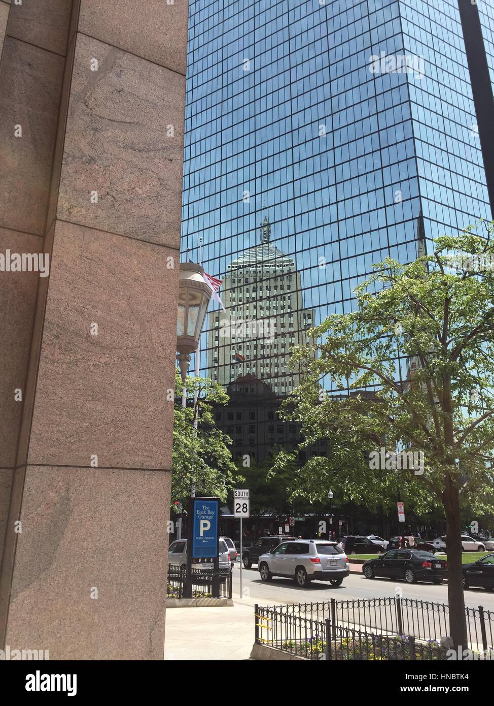 Reflections in Hancock Tower, Boston, Massachusetts Stock Photo Alamy