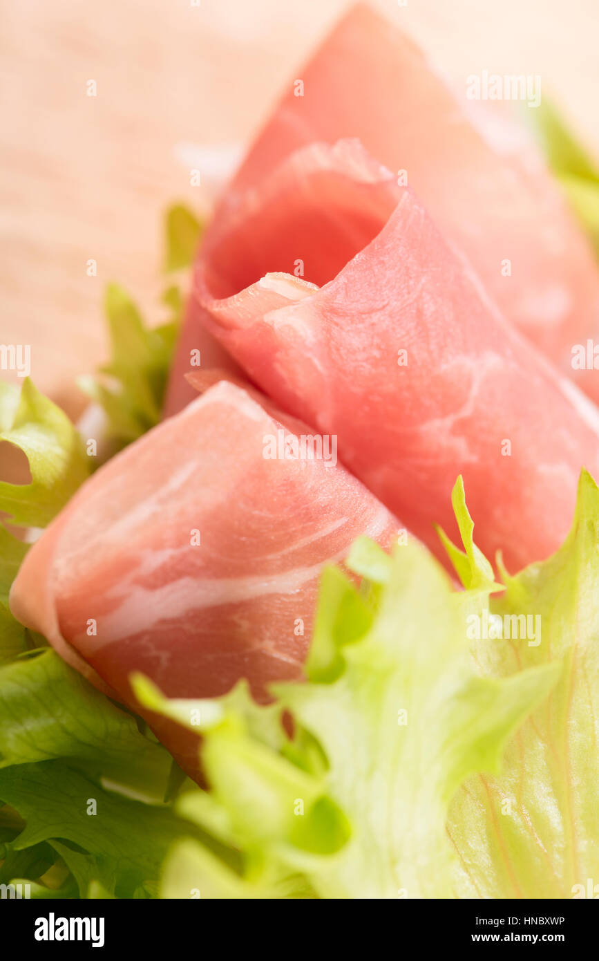 prosciutto crudo intero Stock Photo