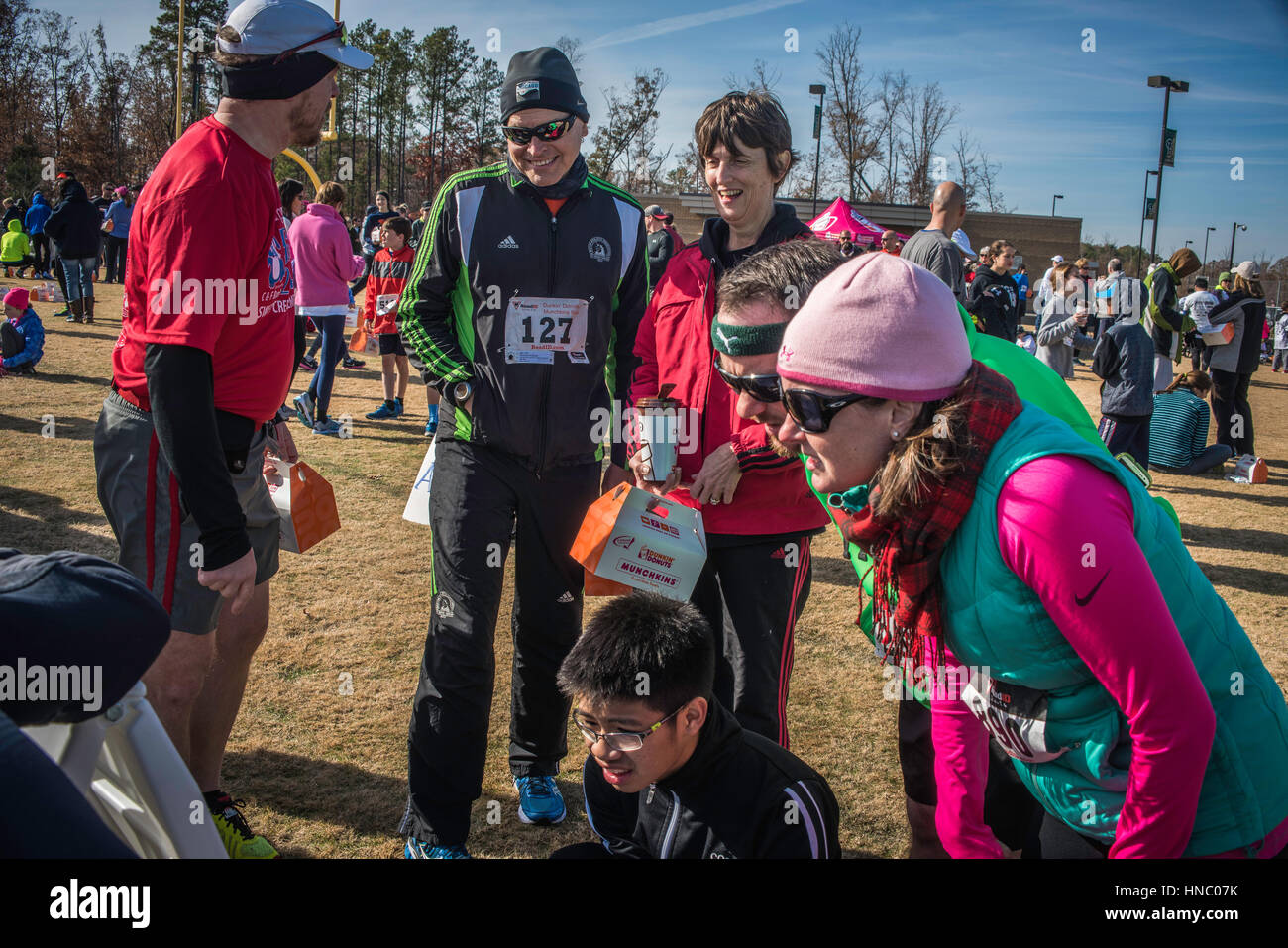 Dunkin Donuts Munchkin Run,Richmond, VA Stock Photo Alamy