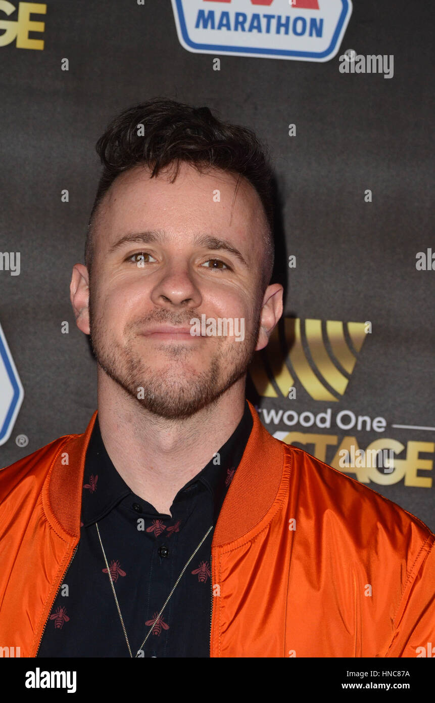 LOS ANGELES, CA - FEBRUARY 10: Ricky Reed at Westwood One Backstage at the Grammys Day 2 at the Staples Center in Los Angeles, California on February 10, 2017. Stock Photo