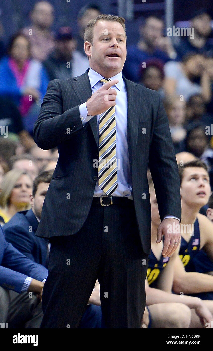 Washington, DC, USA. 11th Feb, 2017. 20170211 - Marquette head coach STEVE WOJCIECHOWSKI directs his team against Georgetown in the first half at the Verizon Center in Washington. Credit: Chuck Myers/ZUMA Wire/Alamy Washington, DC, USA. 11th Feb, 2017. 20170211 - Marquette head coach STEVE WOJCIECHOWSKI directs his team against Georgetown in the first half at the Verizon Center in Washington. Credit: Chuck Myers/ZUMA Wire/Alamy