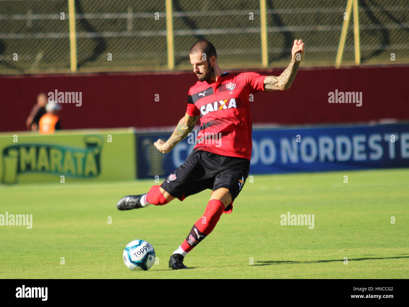 Salvador, Brazil. 11th Feb, 2017. Fullback Fred Vitoria in Vitoria x ...