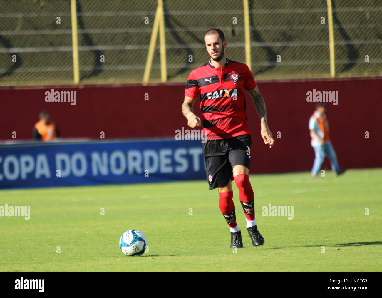 Salvador, Brazil. 11th Feb, 2017. Fullback Fred Vitoria in Vitoria x ...