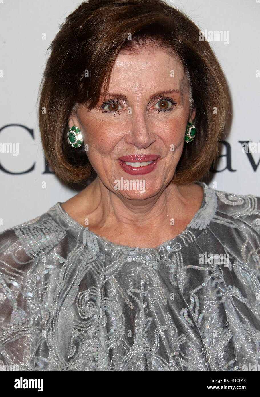 Beverly Hills, CA. 11th Feb, 2017. Nancy Pelosi, At Pre-GRAMMY Gala and Salute to Industry Icons Honoring Debra Lee, At The Beverly Hilton Hotel In California on February 11, 2017. Stock Photo