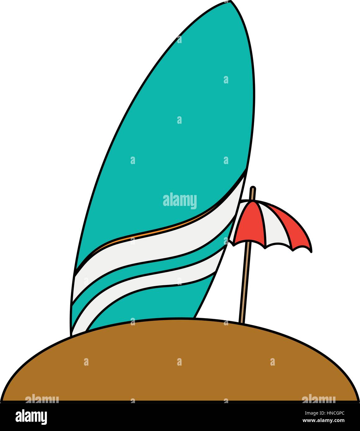 surfboard icon over white background. vector illustration Stock Vector ...