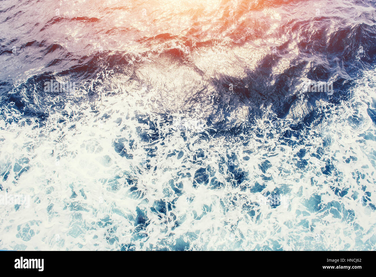 Background blue waves of the sea Stock Photo - Alamy