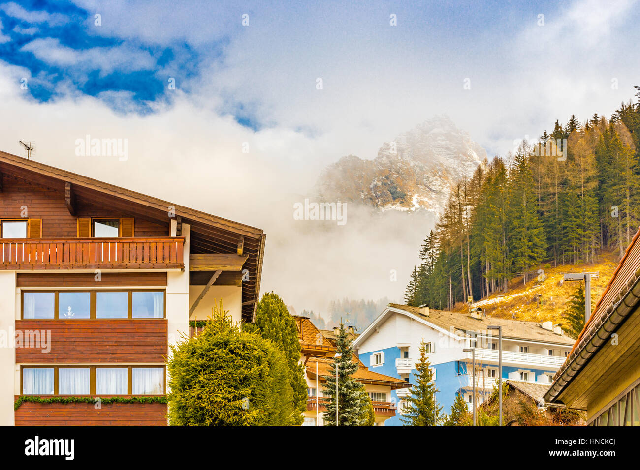Village of alpine valley hi-res stock photography and images - Alamy