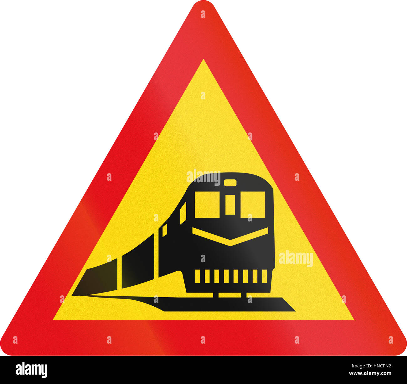 Unguarded Railway Crossing Sign High Resolution Stock Photography And Images Alamy